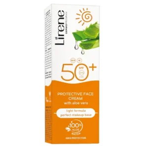 Lirene SUN Protective Face Cream with Aloe Vera SPF 50 – 50ml