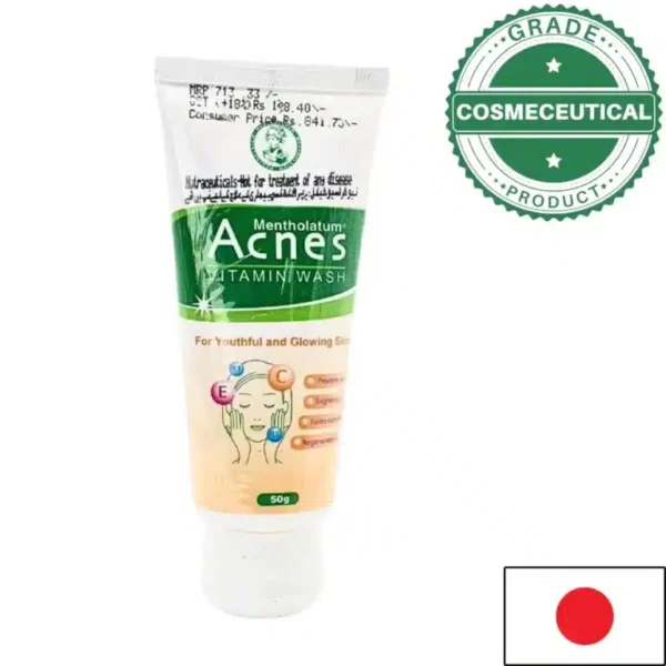 MENTHOLATUM ACNES VITAMIN FACE WASH 50g